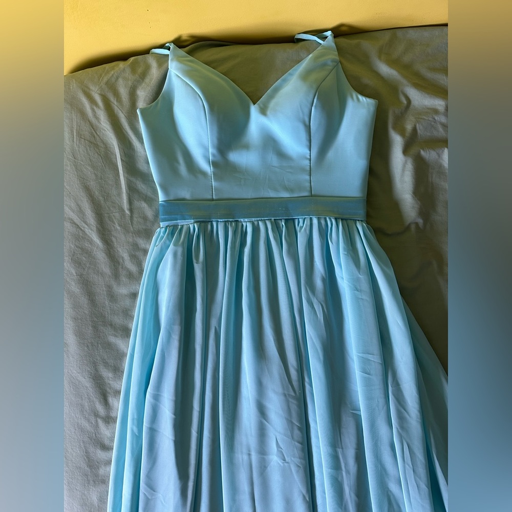 Blue gown